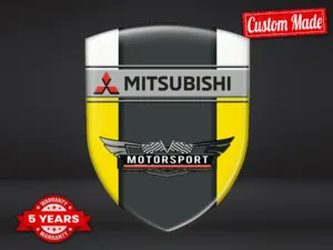 Mitsubishi Lettres Auto Max Durable Moderne Style Professionnel
